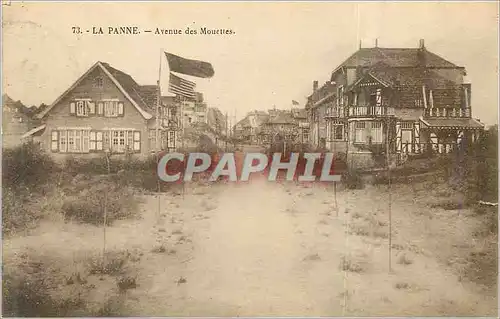 Cartes postales La Panne Avenue des Mouettes