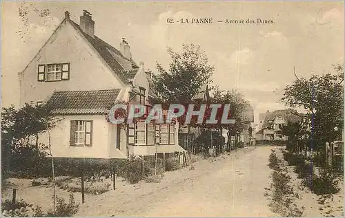 Cartes postales La Panne Avenue des Dunes