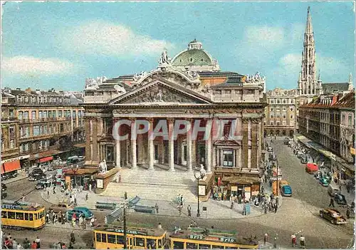 Moderne Karte Bruxelles La Bourse Tramway