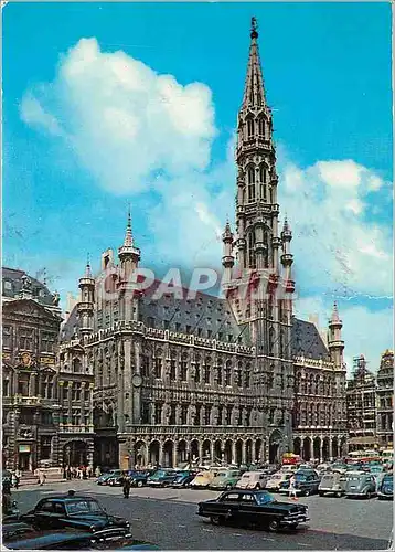 Moderne Karte Bruxelles Brand Place Hotel de Ville