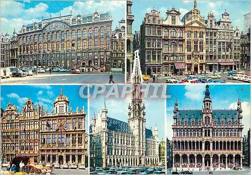 Moderne Karte Souvenir de Bruxelles