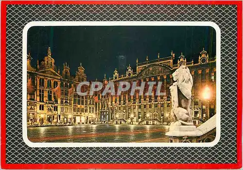 Moderne Karte Bruxelles Grand Place Maison des Ducs de Brabant