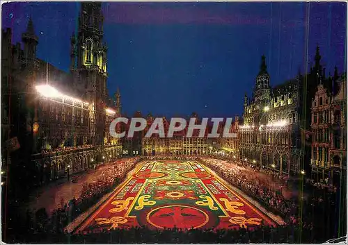 Moderne Karte Brussels Grand Place Tapis de Fleurs