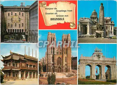 Cartes postales moderne Bonjour de Brussels