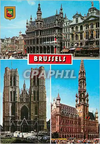 Moderne Karte Un Bonjour de Bruxelles