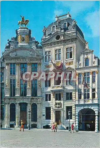 Moderne Karte Bruxelles Grand Place L'Etoile Le Cygne l'Arbre d'Or