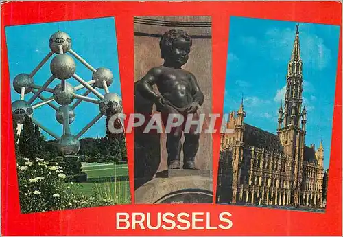 Moderne Karte Brussels Atomium