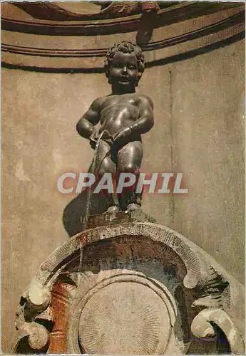 Moderne Karte Bruxelles Manneken Pis