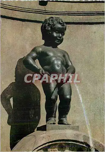 Moderne Karte Bruxelles Manneken Pis