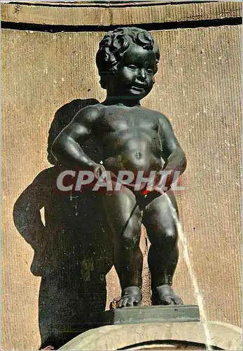 Moderne Karte Bruxelles Manneken Pis