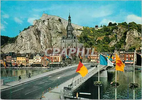 Moderne Karte Dinant Le Pont La Collegiale et la Citadelle