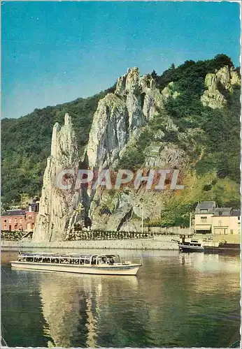 Cartes postales moderne Dinant sur Meuse Rocher Bayard Bateau