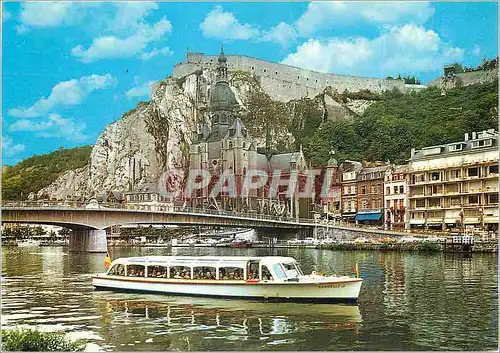 Cartes postales moderne Dinant Pont Collegiale Citadelle Bateau Sarcelle III