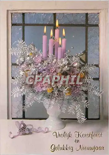 Cartes postales moderne Vrolijk Kerstfeest en Gelukkig Nieuujaar