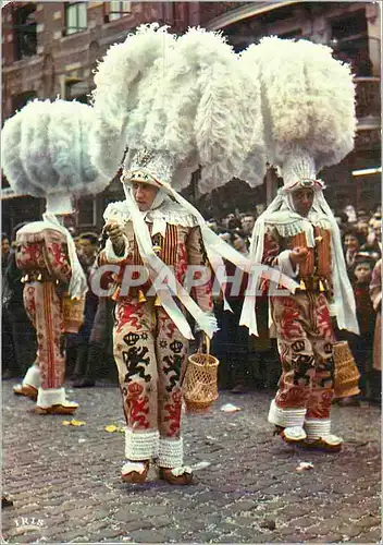 Moderne Karte Carnaval Gilles en action Folklore