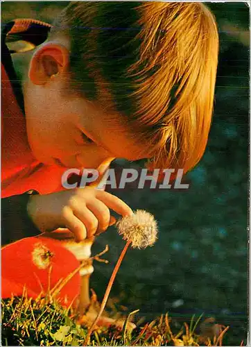 Moderne Karte Enfant Fleur