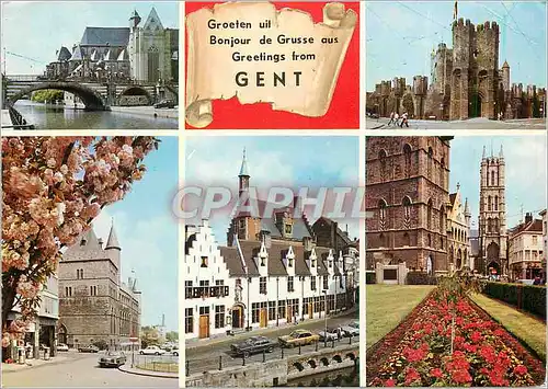 Cartes postales moderne Bonjour de Gent