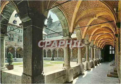 Moderne Karte Liege Musee de la Vie Wallonne Vue du Cloitre de l'Ancien Couvent des Freres Mineurs Edifie au 1