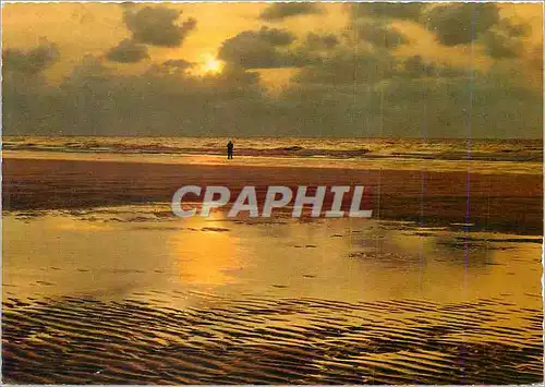 Cartes postales moderne Coucher de soleil Mer