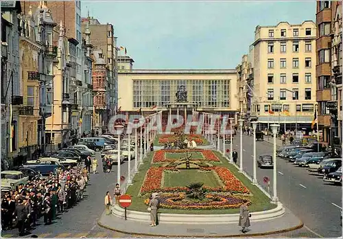 Moderne Karte Ostende Avenue Leopold et Kursaal