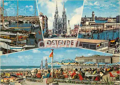 Cartes postales moderne Ostende Bateaux de Peche