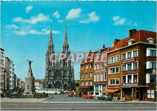 Moderne Karte Oostende Eglise St Pierre et Paul