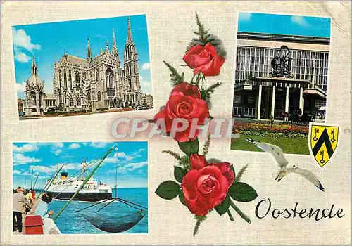 Cartes postales moderne Oostende Bateau