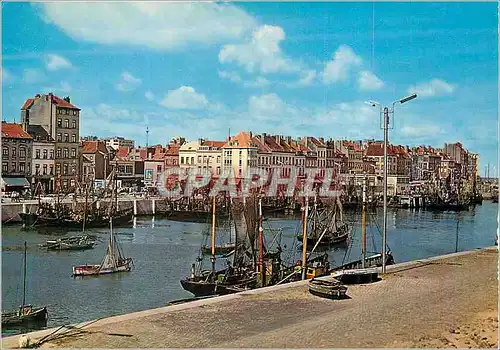 Cartes postales moderne Ostende Port des Pecheurs Bateaux