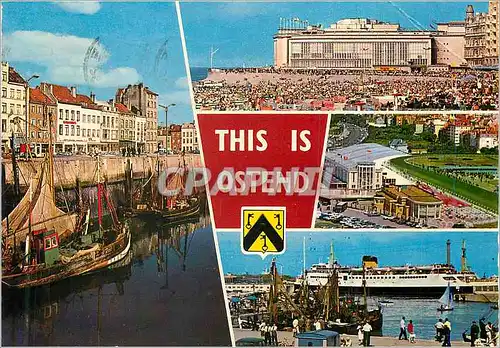 Cartes postales moderne This is Ostend Bateaux
