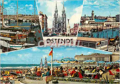 Cartes postales moderne Ostende Bateaux