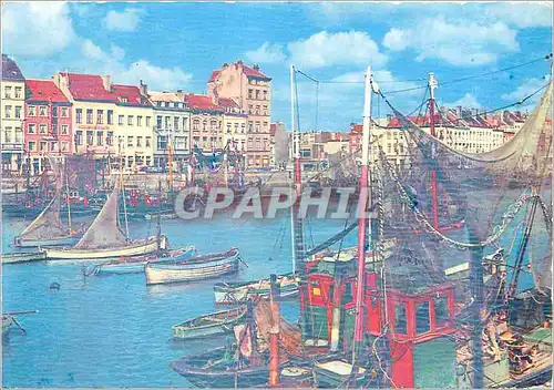 Cartes postales moderne Ostende Port des Pecheurs Bateaux