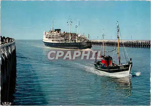Cartes postales moderne Ostende la Malle Ostende Douvres Bateau