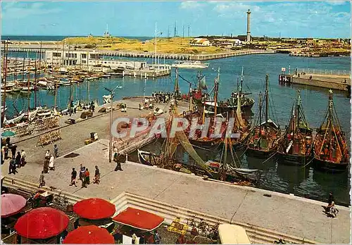 Cartes postales moderne Ostende Yachtclub et Port de Peche Bateaux