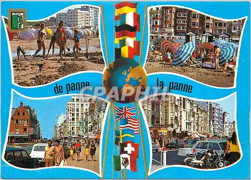 Cartes postales moderne Un Bonjour de De Panne