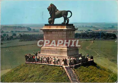 Moderne Karte Le Lion de Waterloo Vue Aerienne Militaria Waterloo