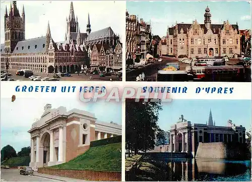 Moderne Karte Souvenir d'Ypres