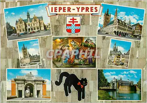 Cartes postales moderne Un Bonjour d' Ieper