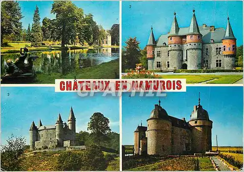 Moderne Karte Chateaux de Namurois Annevoie Jardins Spontin Demeure Historique Veves Chateau Feodal Lavaux Ste