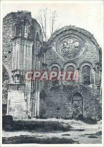 Moderne Karte Ruines de l'Ancienne Eglise d'Orval Rose du Transept