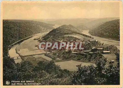 Cartes postales moderne Frahan sur Semois vue prise de Rochehaut