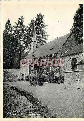 Cartes postales moderne Waulsort l'Eglise et l'Arbre du Centenaire