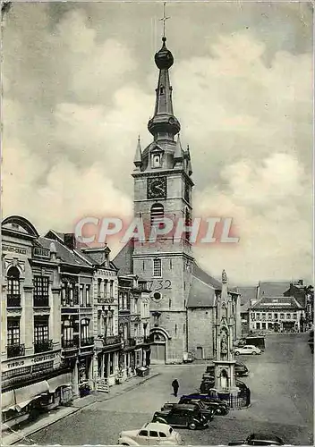 Moderne Karte Chimay la Grand'Place et le Monument des Princes