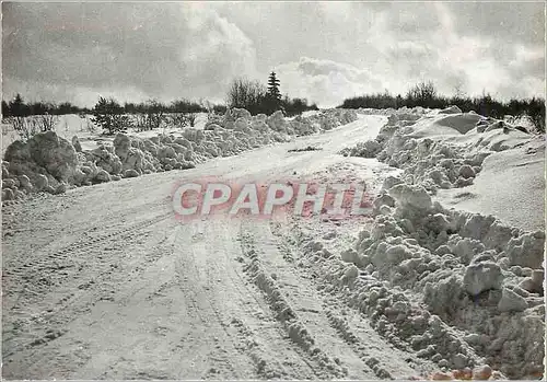 Moderne Karte Hiver en Hautes Fagnes