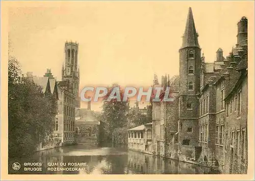 Cartes postales moderne Bruges Quai du Rosaire