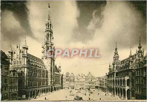 Moderne Karte Bruxelles Grand'Place Vue Generale