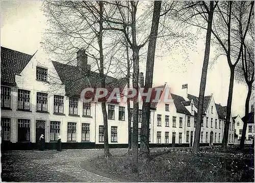 Moderne Karte Bruges l'Enclos de la Vigne Aile Ouest des Batiments Claustraux