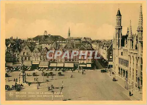 Cartes postales moderne Bruges Coin de la Grand'Place