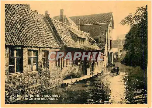 Moderne Karte Bruges Derriere Gruuthuse