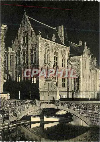Cartes postales moderne Bruges Illumination du Pont St Jean Nepomucene