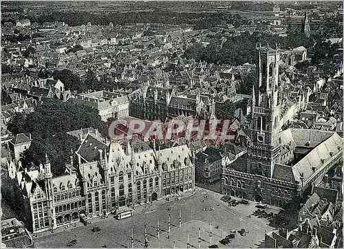 Cartes postales moderne Bruges Beffroi et Grand'Place